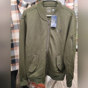 Polo by Ralph Lauren Men's Green Bomber Jacket Medium NWT